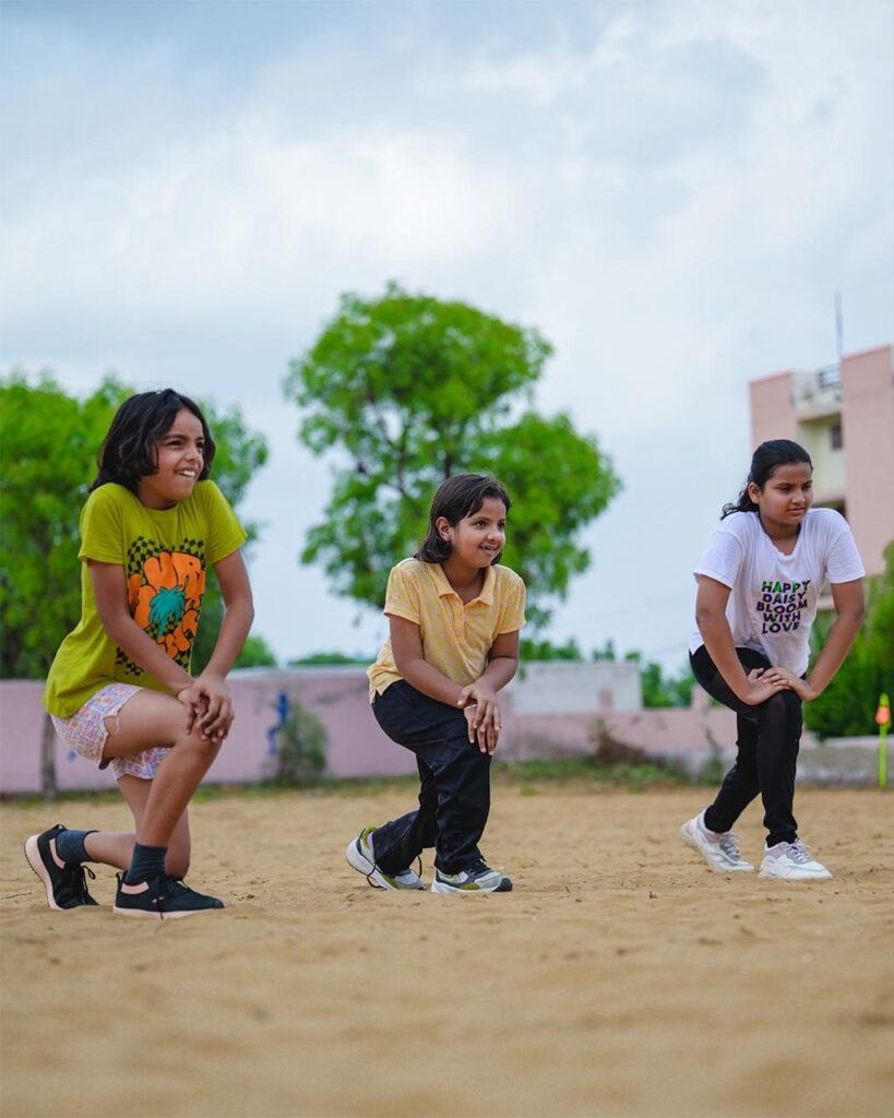 Girls training camp